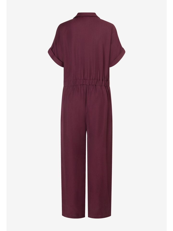 Jumpsuit in aubergine - 0001