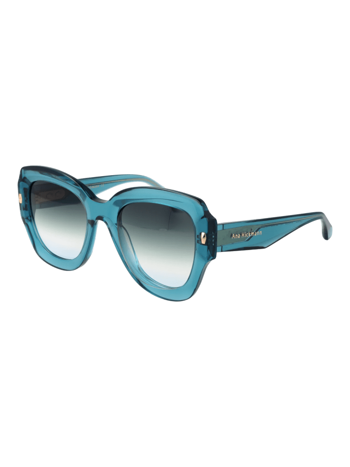 Damen Sonnenbrillen Schmetterling Blau
