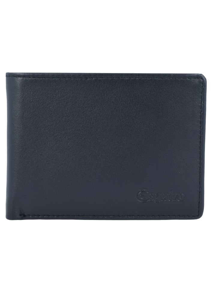 New Line Geldbörse RFID Leder 10 cm schwarz