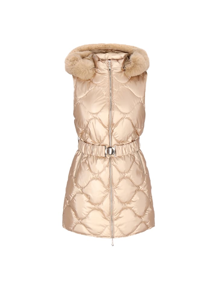 Women Vest in beige