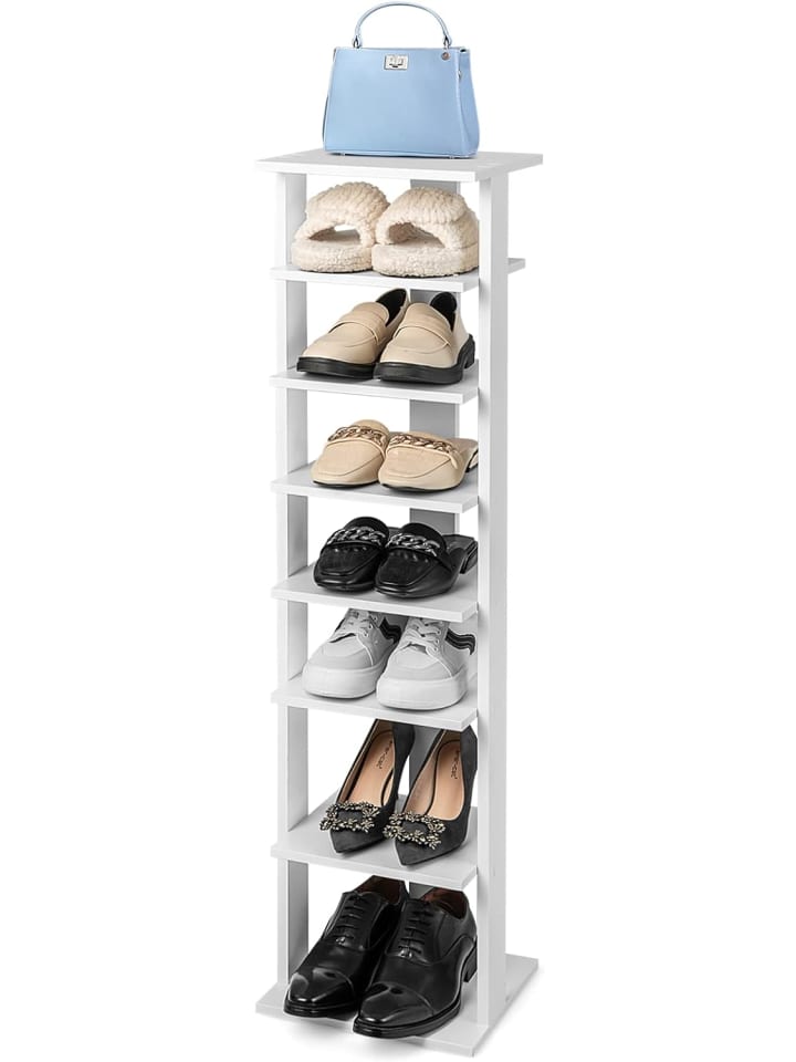 Schuhregal in Weiß