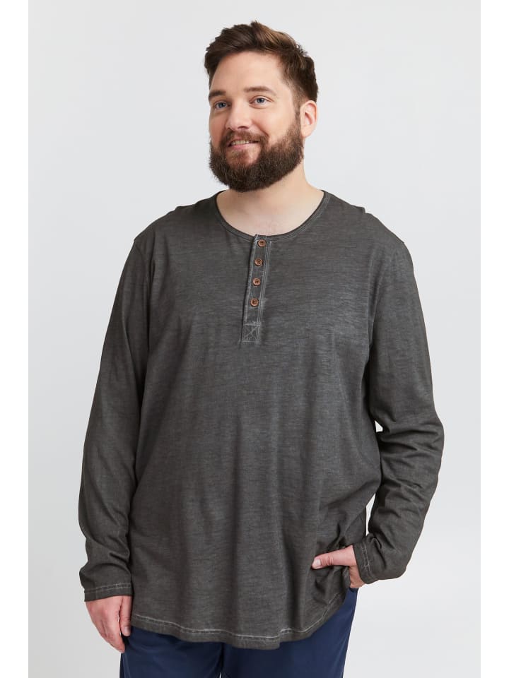 Longsleeve SDTimur Big & Tall in Schwarz