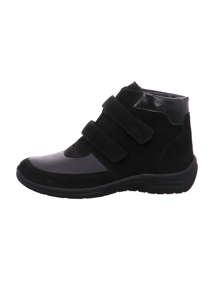 Komfort Stiefeletten in Schwarz