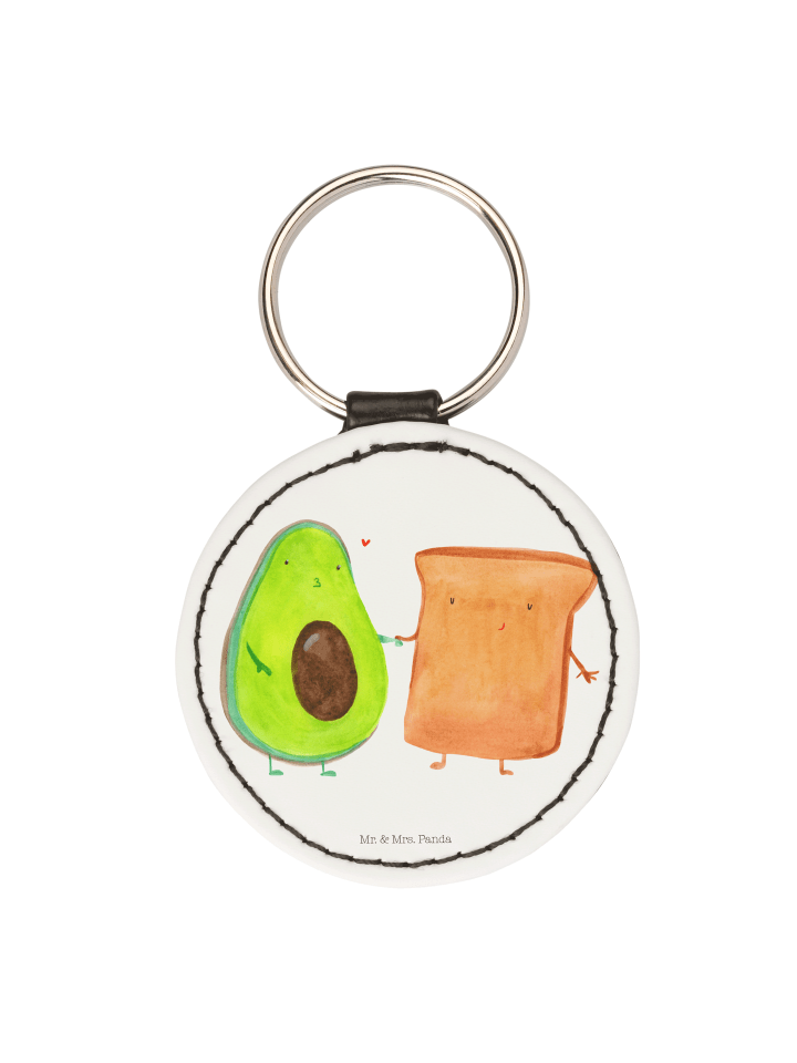 Anhänger Avocado Toast ohne Spruch in Weiß