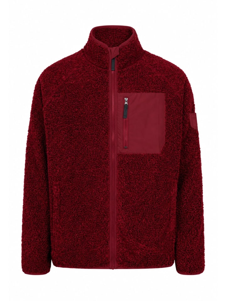 Fleecejacke Kuschelby_Pocket in rhubarb