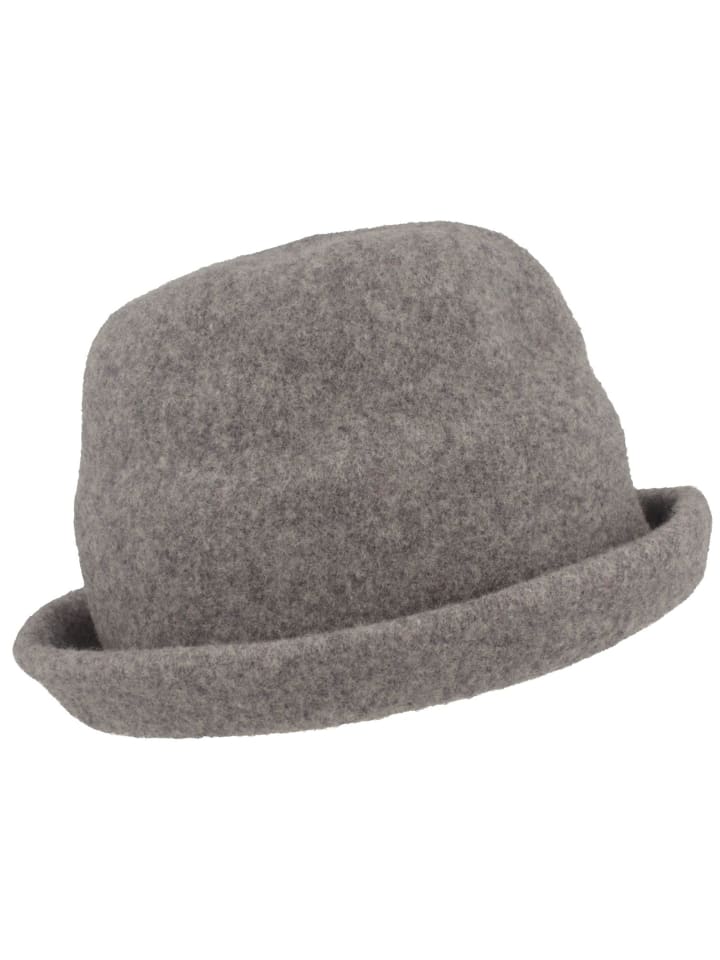 Stoffhut in grau