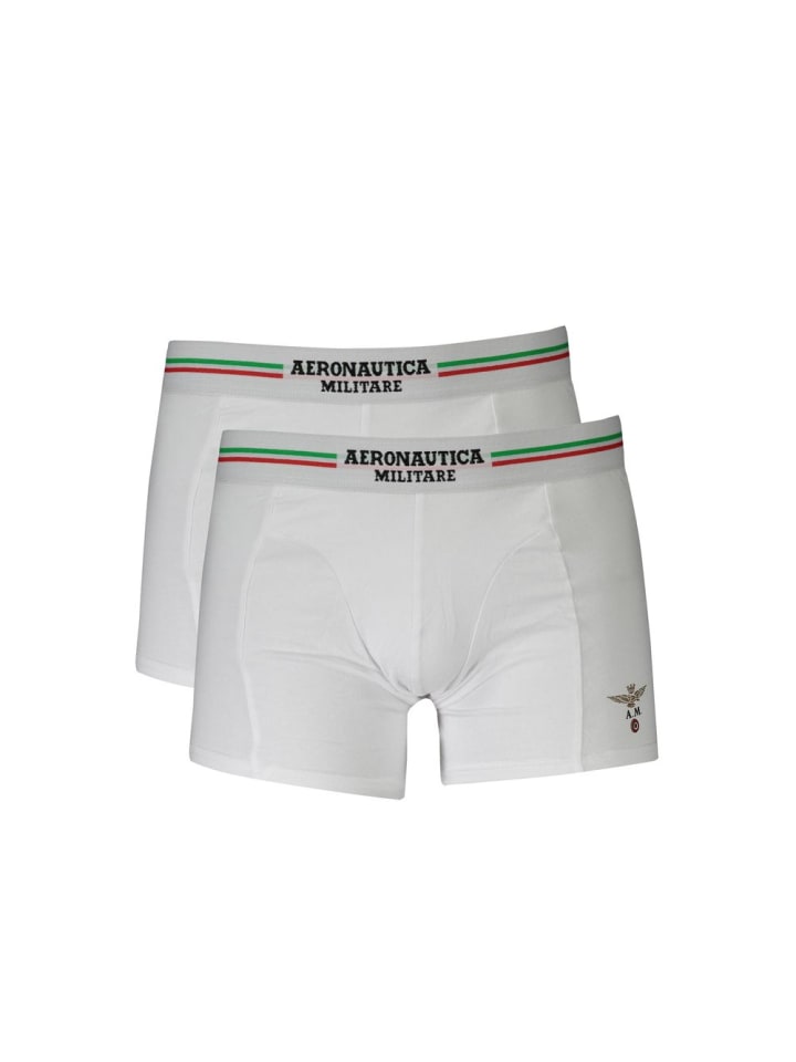 Weiß Baumwolle Herren Boxershorts Slip