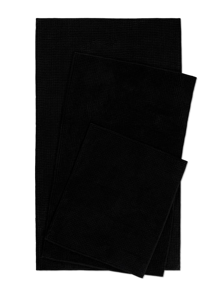 Badteppich Balu in schwarz