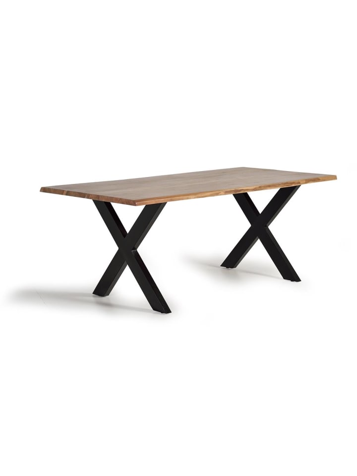 Esstisch aus Akazienholz in Brown