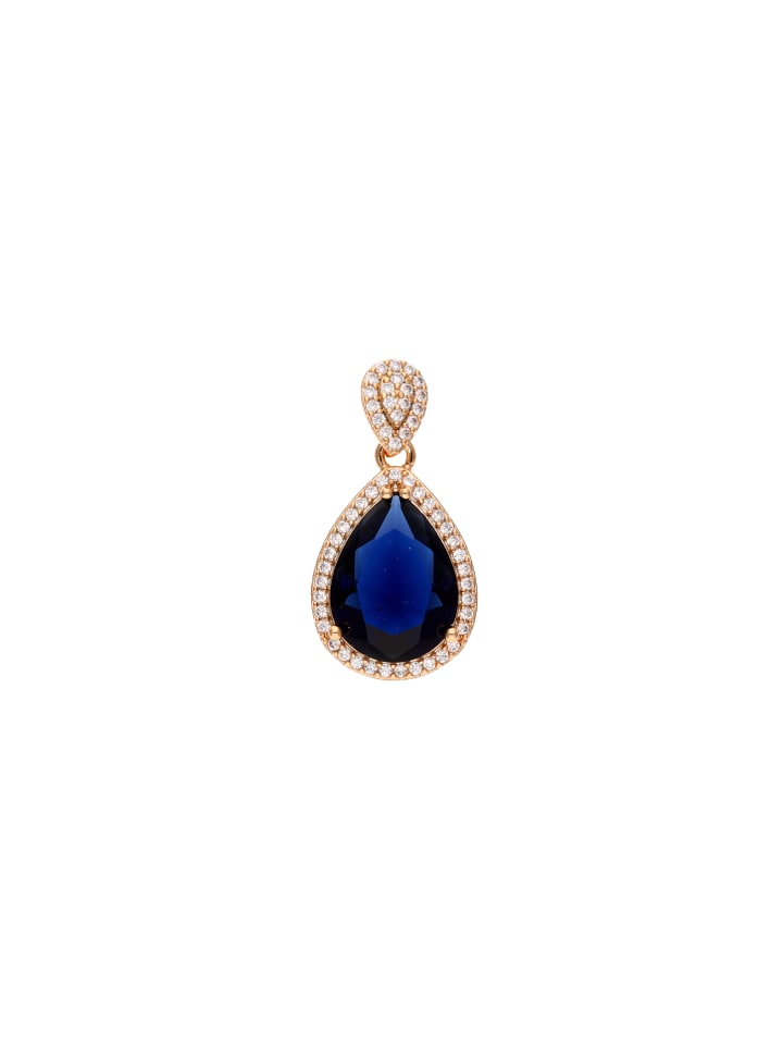 Women Pendant in Rose Gold Navy