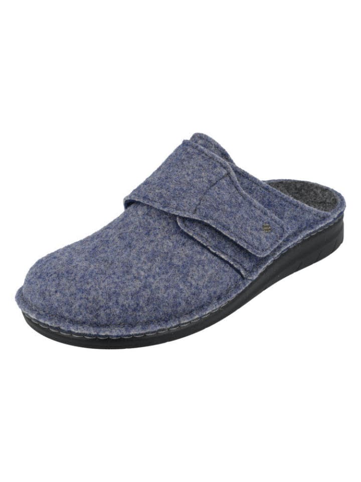 Schnürschuh in blau