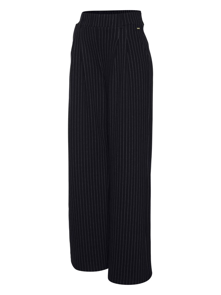 Schlupfhose in schwarz gestreift