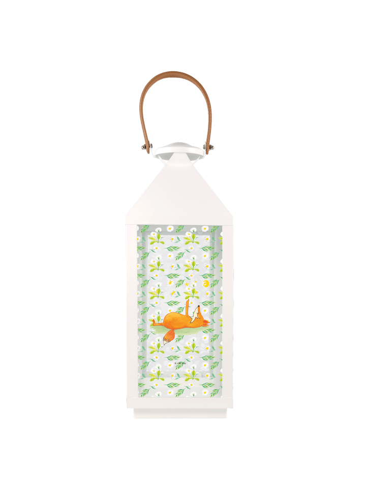 Kerzenständer Fuchs Sterne ohne Spruch in Transparent