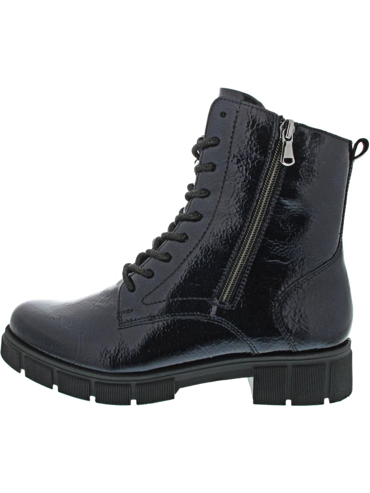 Schnürstiefel Blau