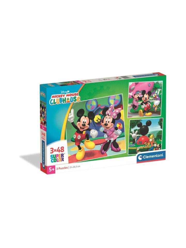 Mickey Clubhouse 3x48 Stk. Clementoni Puzzle