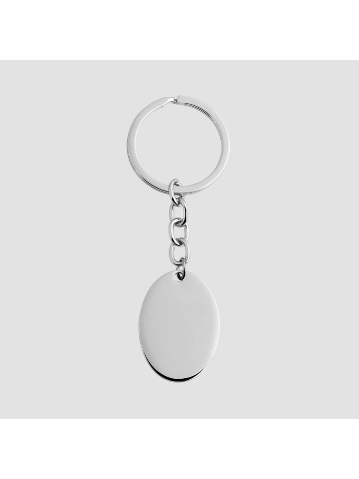 Unisex Anhänger – Schlüsselanhänger aus Edelstahl in silber