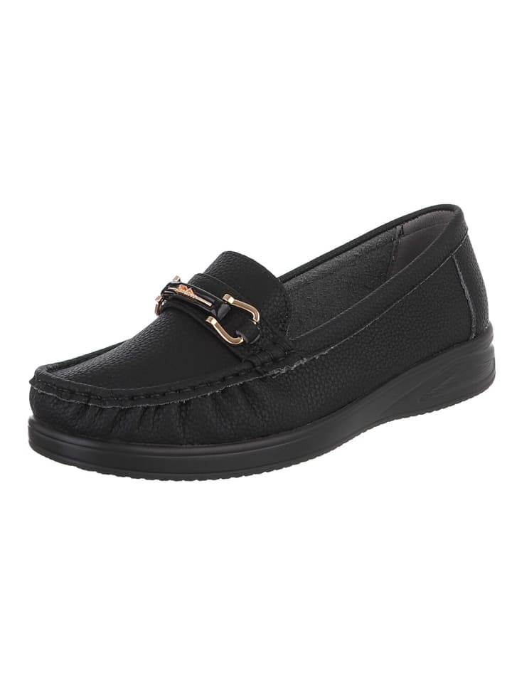 Halbschuh in Schwarz