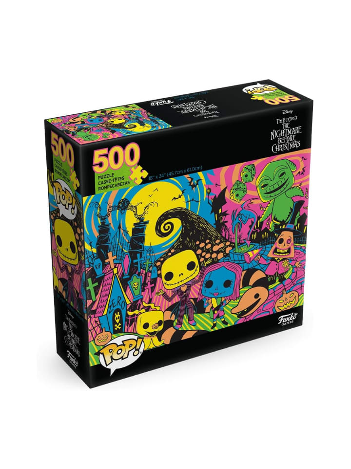 Puzzle Nightmare before Christmas (500 Teile) in mehrfarbig