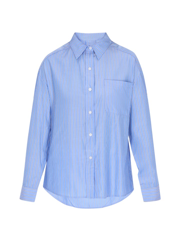 Women Shirt in Blue Stripes