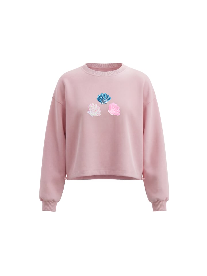 Women Sweatshirt in Light Rose