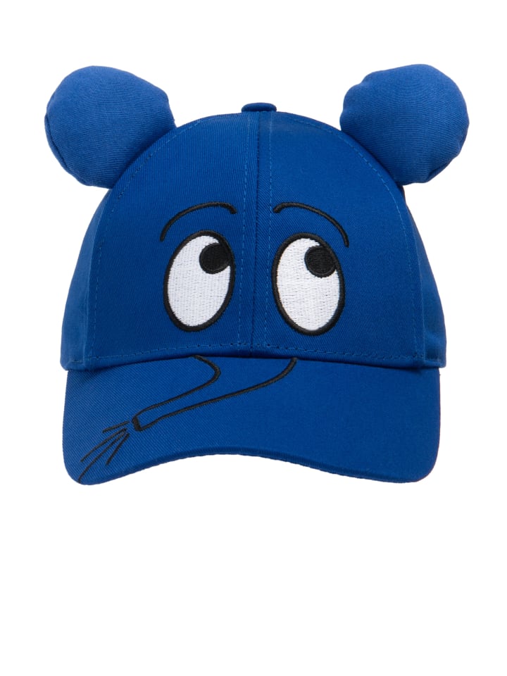 Snapback Cap Maus - Elefant Mascot in blau