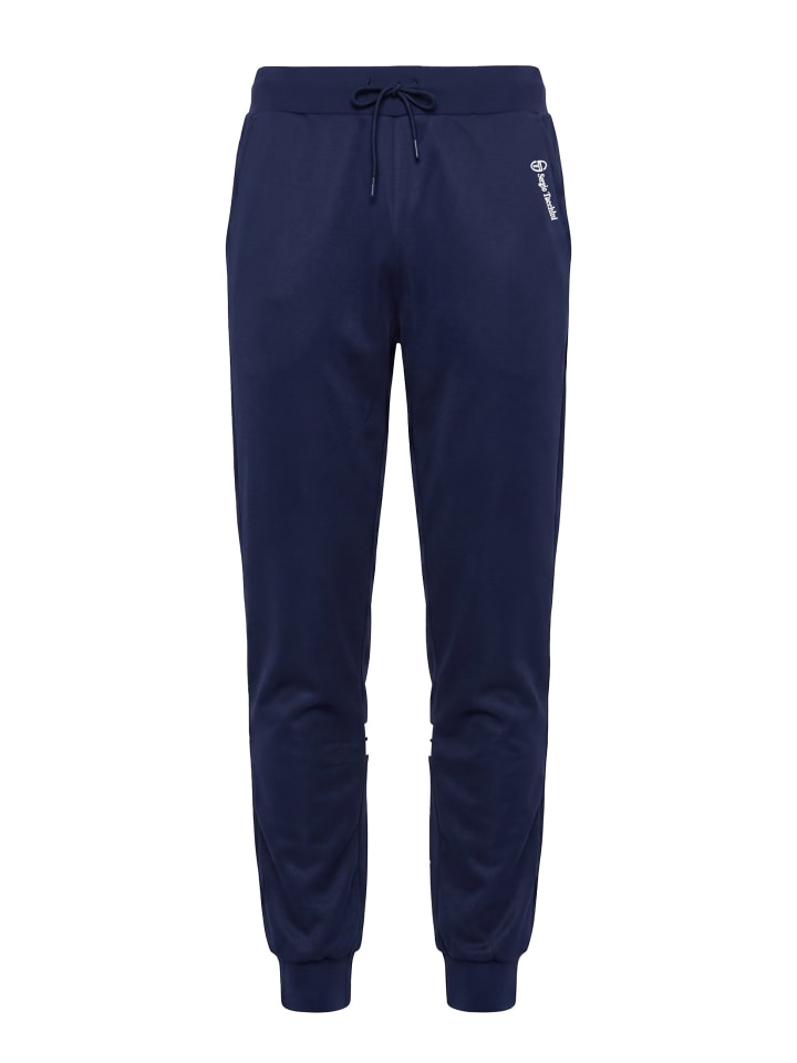 Trousers - Sweat in maritime blue/white