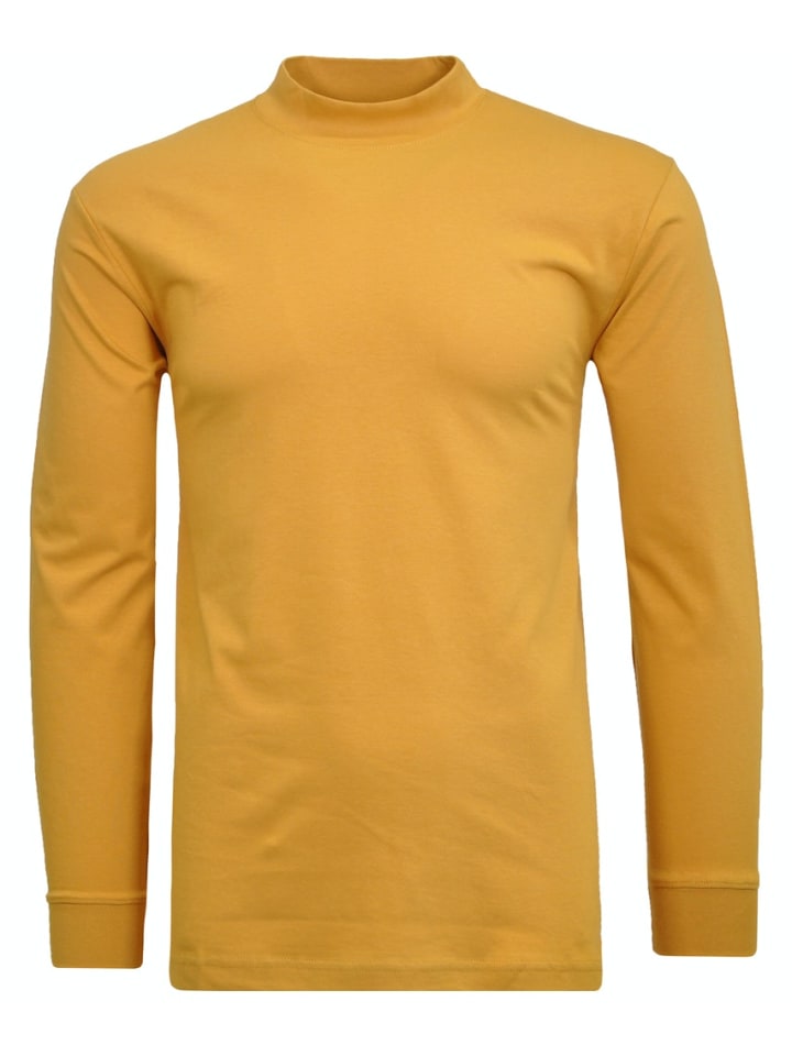 Langarm-T-Shirt in gelb