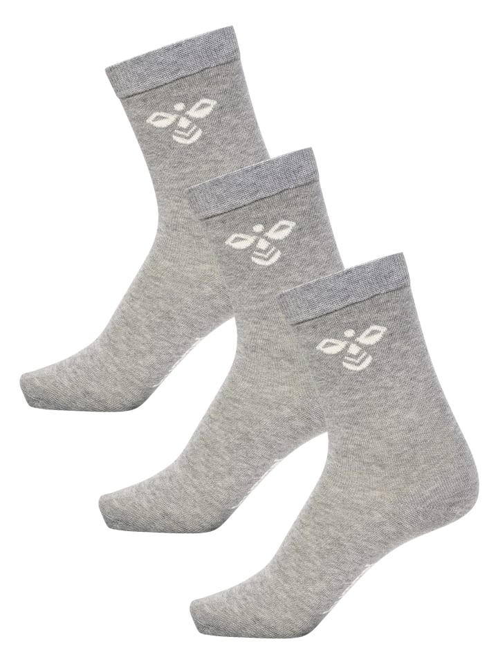 Crew Socken Sutton 3-Pack Kinder in GREY MELANGE
