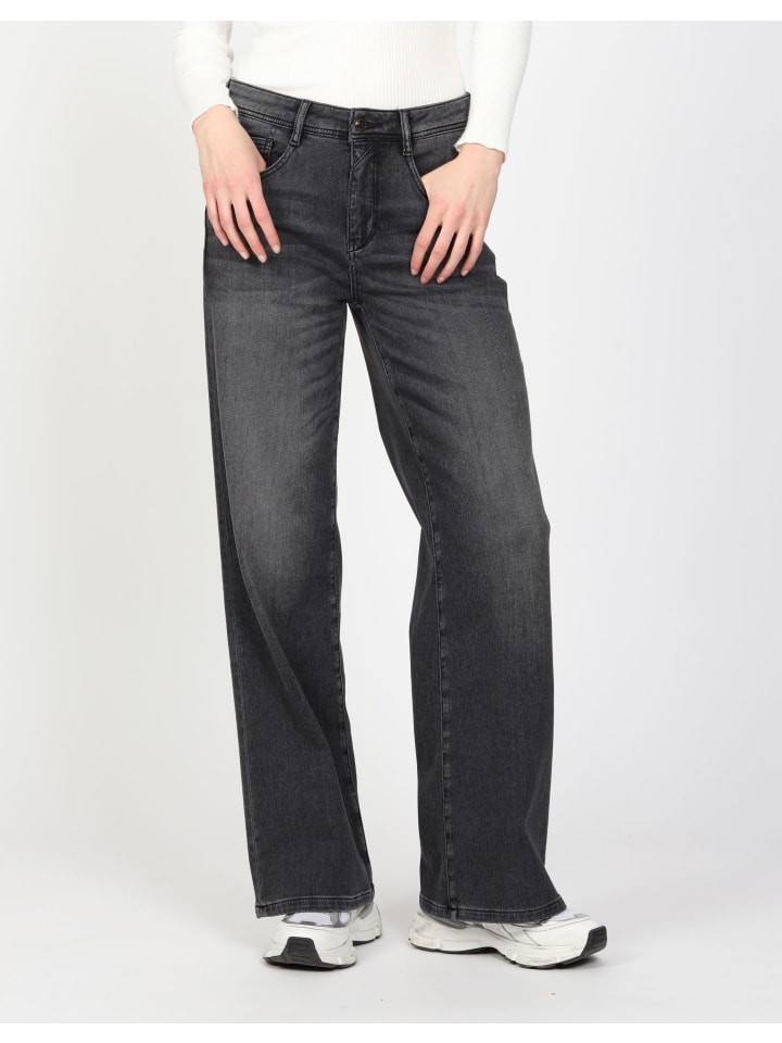Wide Jeans in Turegrey Mid Wash