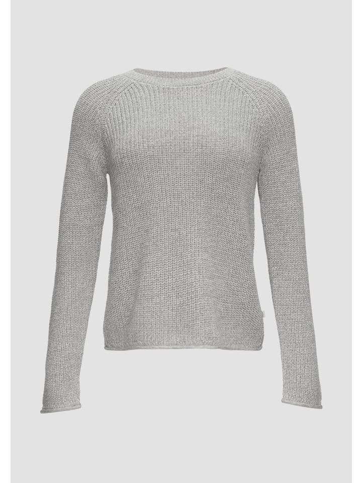 Strickpullover in 9400_grau meliert