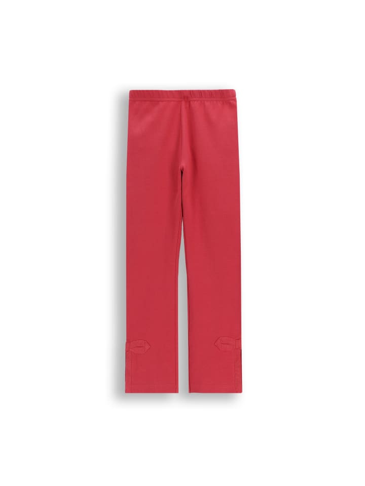 Lange Leggings in dunkelrot