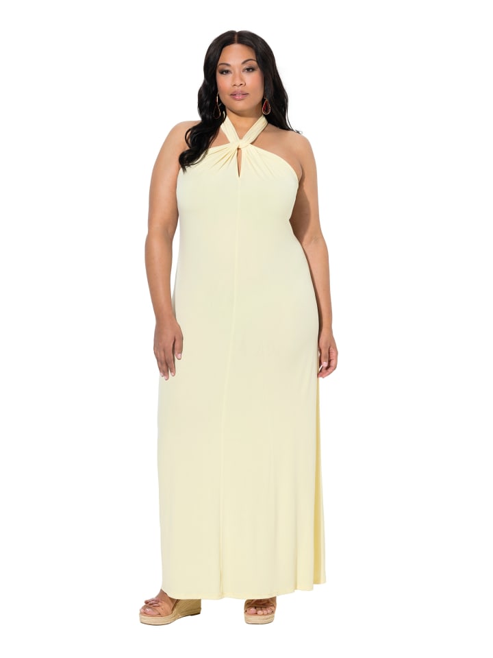 Kleid in weiches gelb