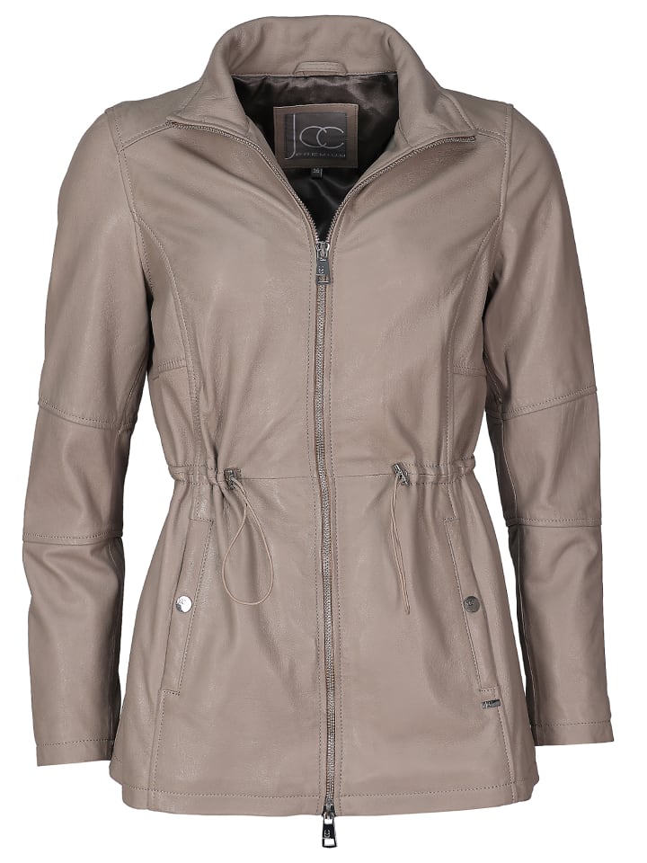 Lederjacke 31025190 in greige