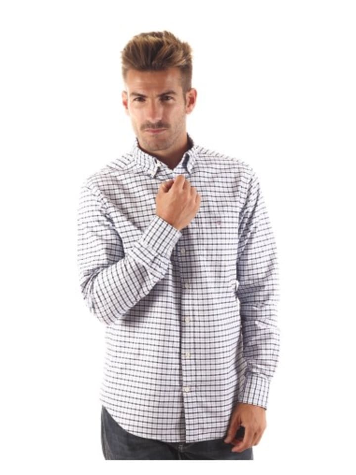 Oxford Gingham Hemd in Blau