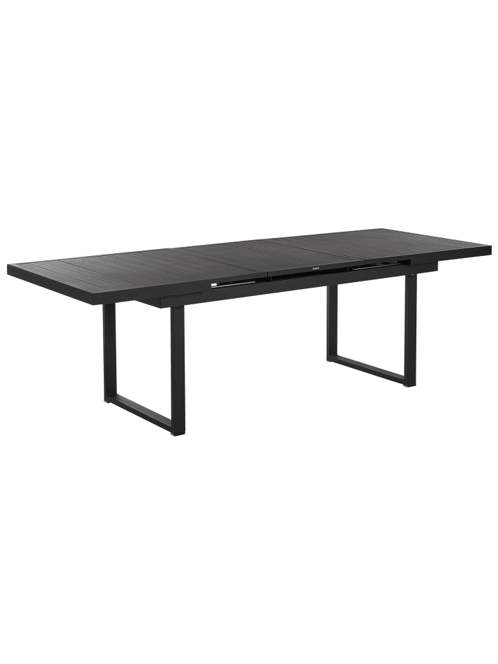 Esstisch VALCANETTO in Schwarz - (W) 90 x (H) 84 x (L) 180 cm