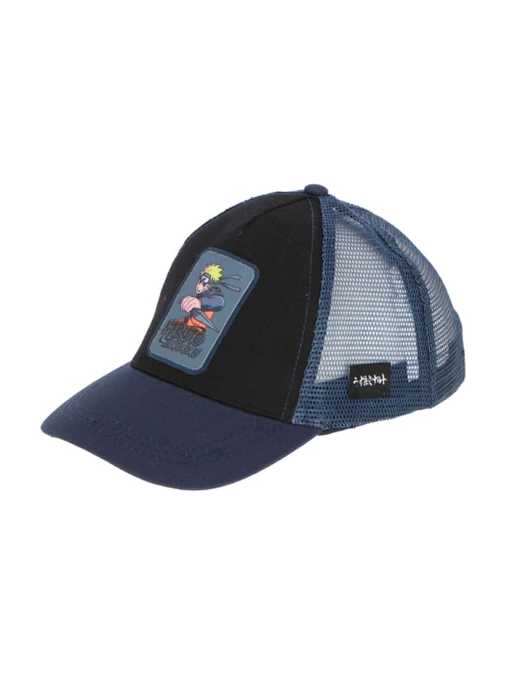 Naruto Cap Offizielle Anime Kappe mit coolen Motiven Schwarz in Mehrfarbig
