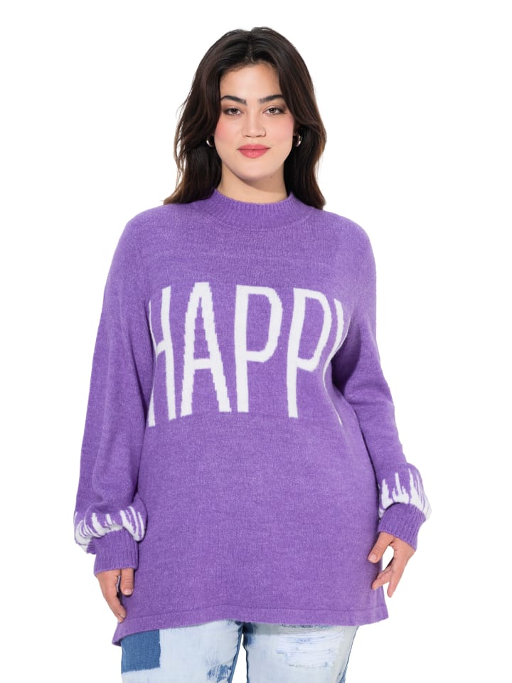 Pullover in fliederviolett