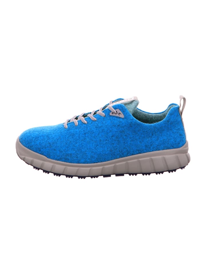 Komfort Schnürschuhe in Blau