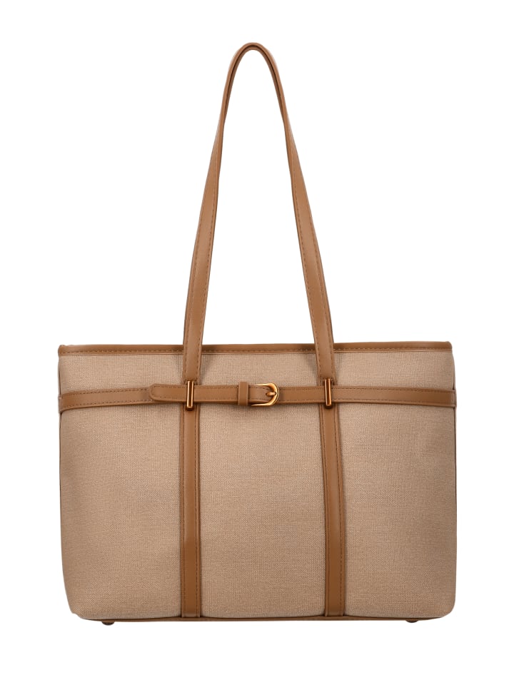 Women Tote Bag in Beige