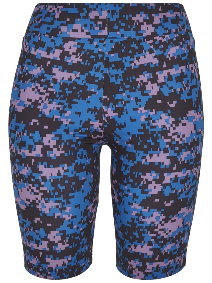 Cycling Short in digital duskviolet camo