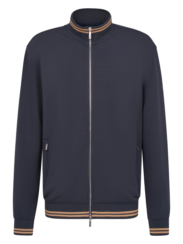 Sweatjacke in 390-marine