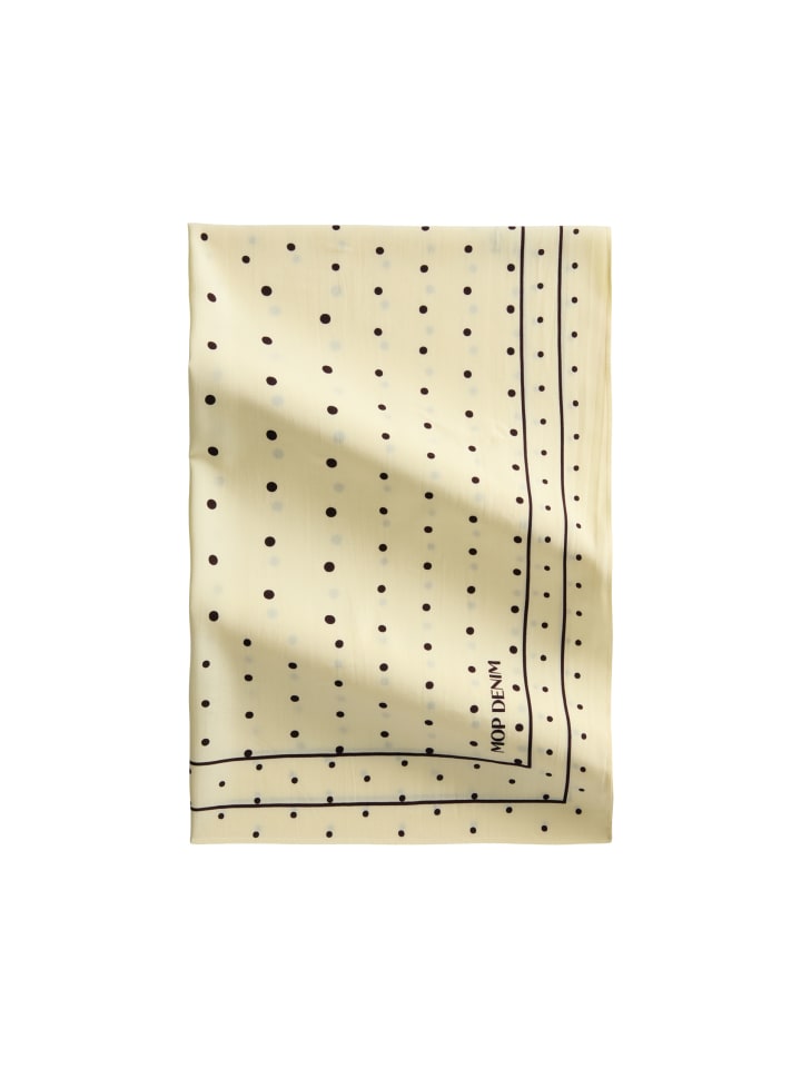 Gemustertes Tuch in Light Yellow