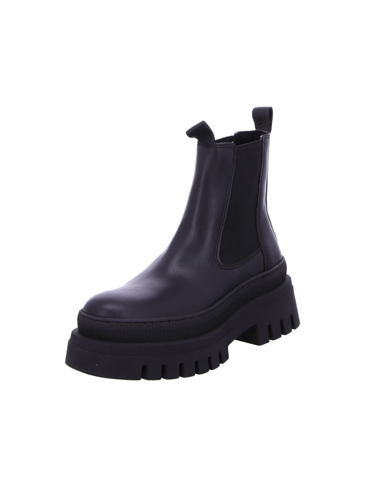 Stiefelette in schwarz