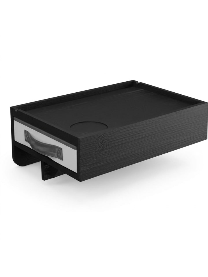 Nachttisch klemmbar in Schwarz - (B)37 x (H)14 x (T)26,5 cm