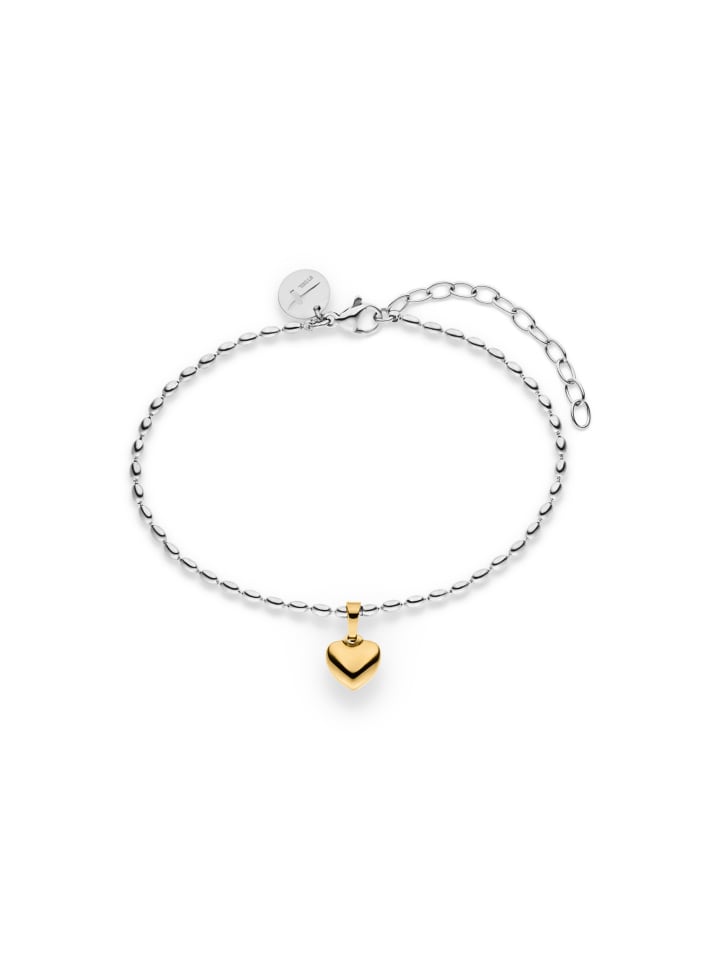 Armband Tiny Steel Heart in mehrfarbig