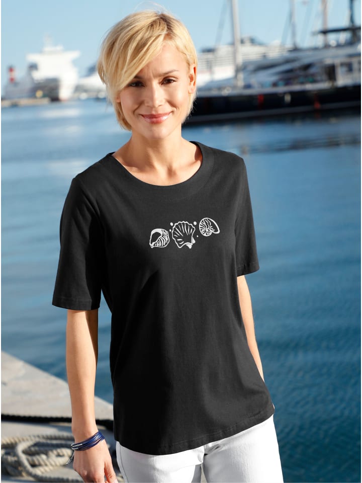Shirt in schwarz