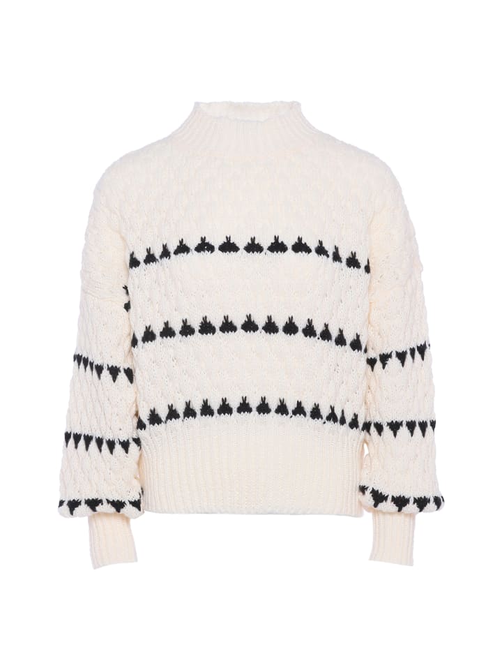 Damen Sweater in WOLLWEISS