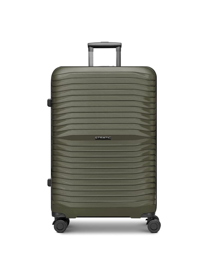 Shine 4 Rollen Trolley 76 cm dark olive