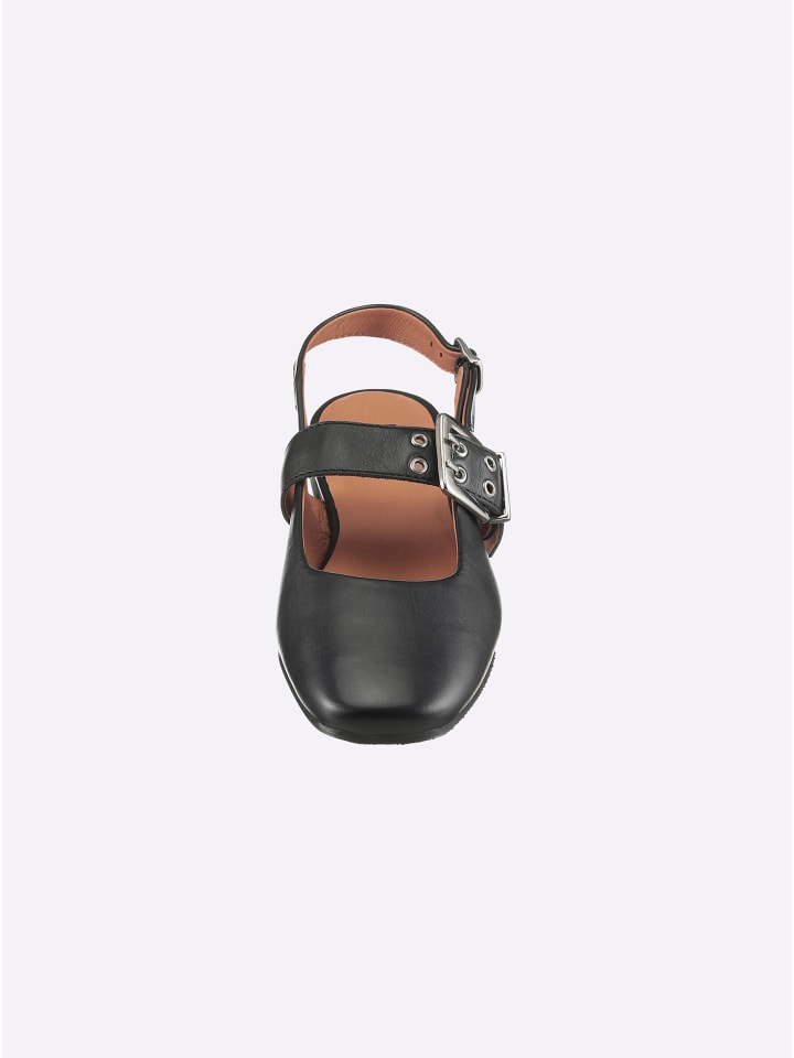 Slingballerina in schwarz