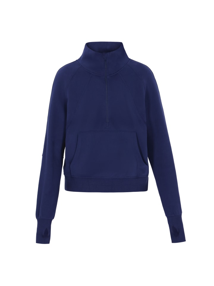 Women Sweatshirt in Navy Blue